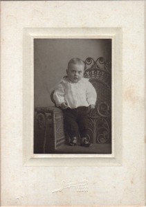 Photo of baby James Frederic Cavers